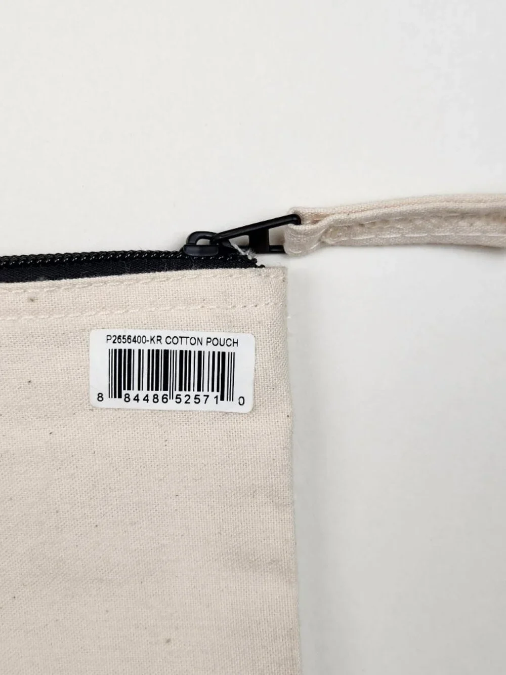 NWT Kerastase Paris Cotton Canvas Zip Cosmetics Travel Pouch